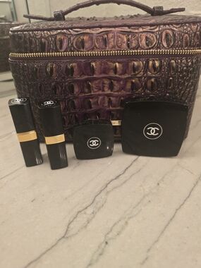 Chanel Cosmetic Blush with Chanel Lipsticks